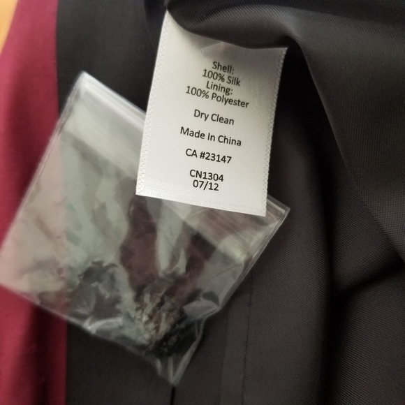 Talbots Striped Duponi Silk Top Size 4 - Picture 8 of 11